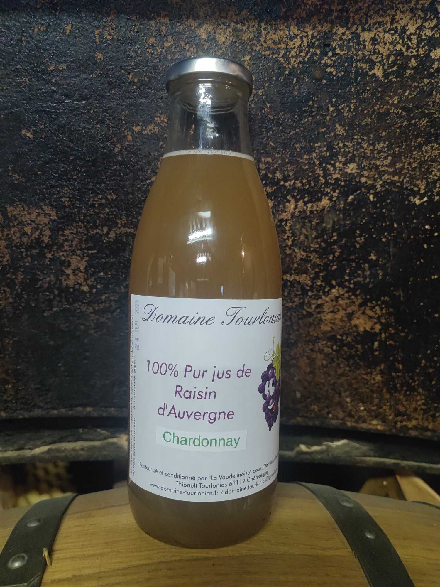 100% Pur jus de raisin d'Auvergne